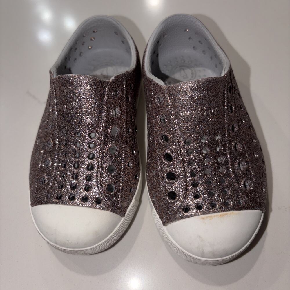 Native Jefferson Bling Slip On Shoes Glittered C6